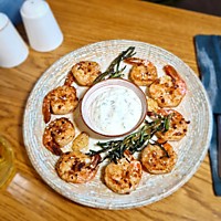 Креветки тигровые на гриле