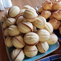 Печенье орешки со сгущенкой