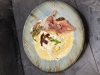 Паста с Пармой в сливочном соусе