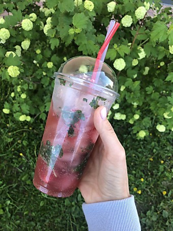 Мохито безалкогольный малина
