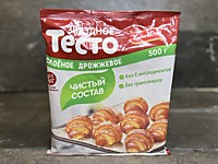 Тесто слоеное дрожжевое ЗВЕЗДНОЕ 500г.